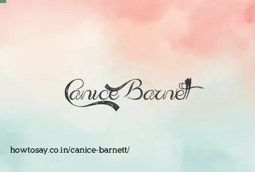 Canice Barnett