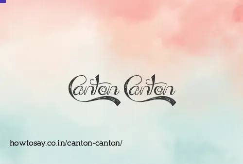 Canton Canton