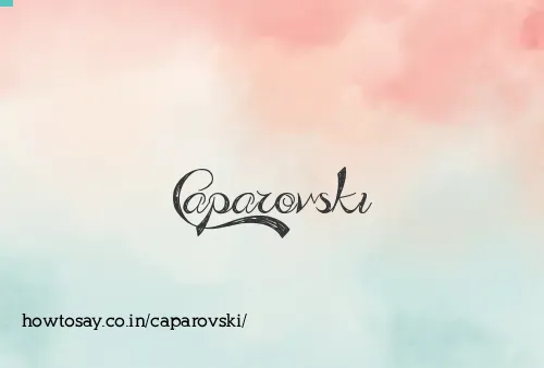Caparovski
