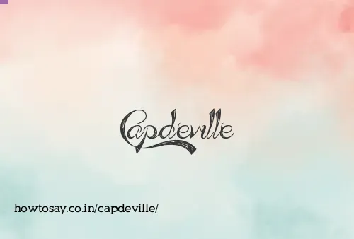 Capdeville