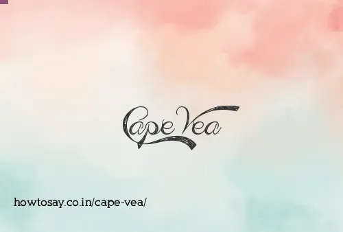 Cape Vea