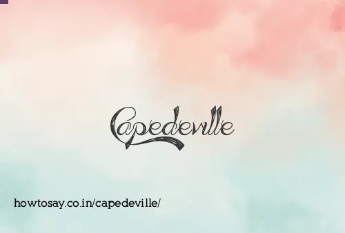 Capedeville
