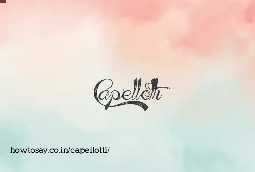 Capellotti