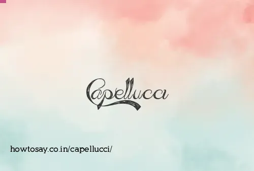 Capellucci