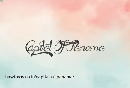 Capital Of Panama
