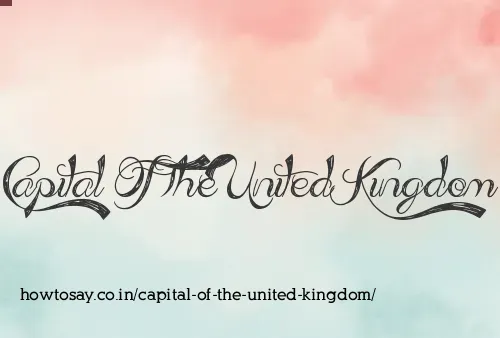 Capital Of The United Kingdom