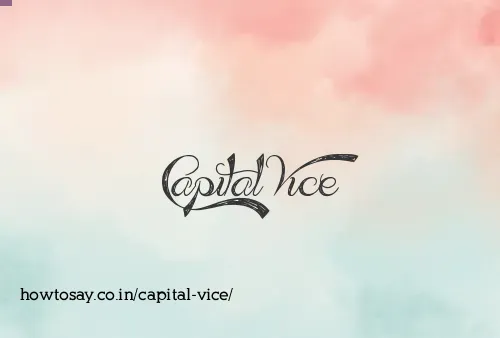 Capital Vice