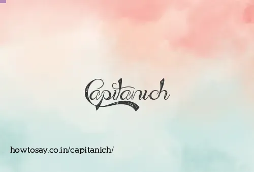 Capitanich