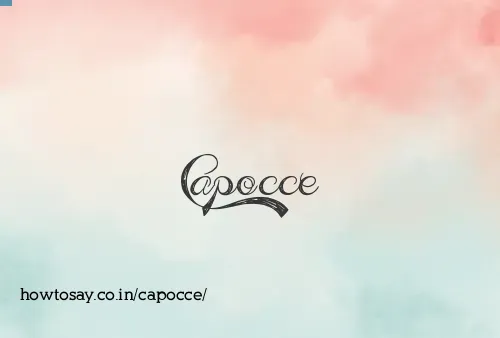Capocce