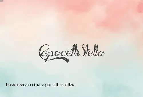 Capocelli Stella
