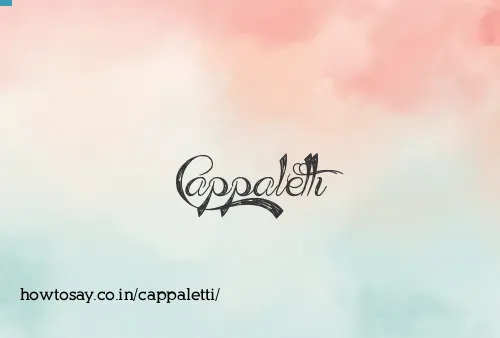 Cappaletti