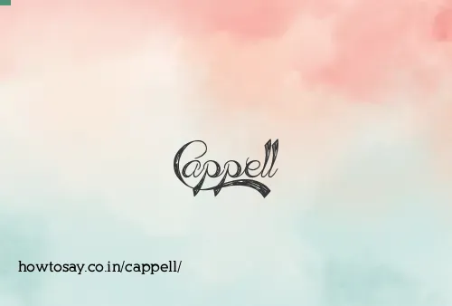 Cappell