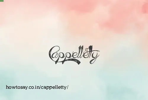 Cappelletty