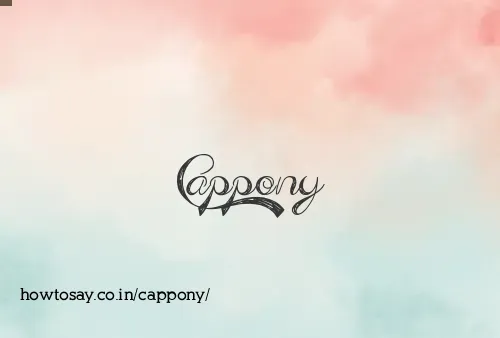 Cappony