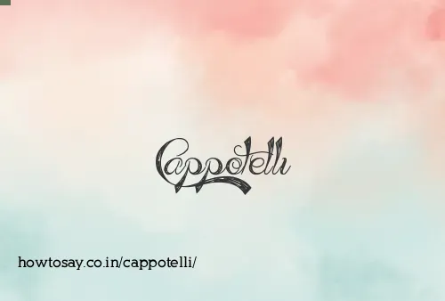 Cappotelli