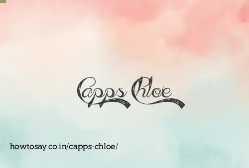 Capps Chloe