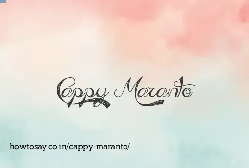 Cappy Maranto