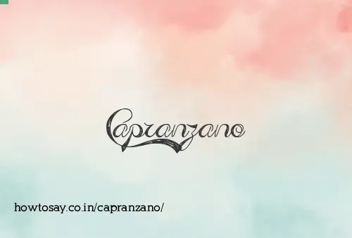 Capranzano