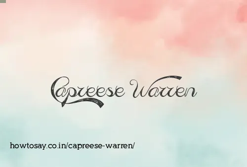 Capreese Warren