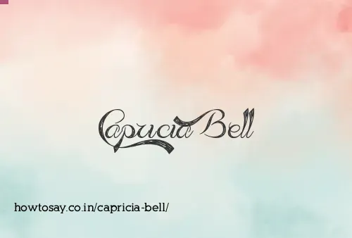 Capricia Bell