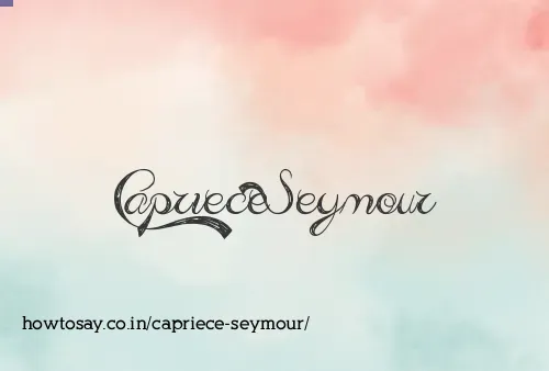 Capriece Seymour