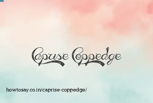 Caprise Coppedge