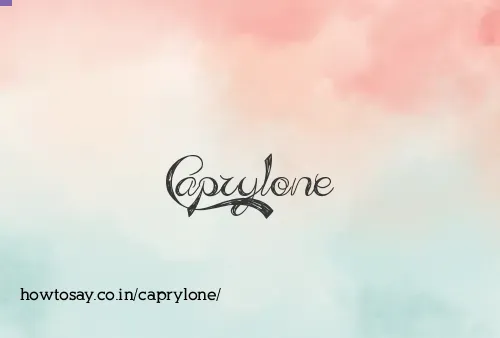 Caprylone