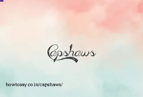 Capshaws