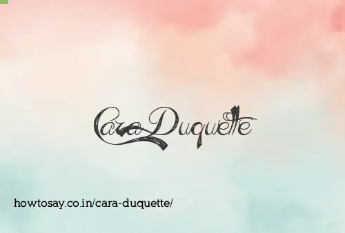 Cara Duquette