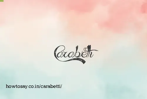 Carabetti