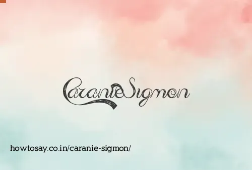 Caranie Sigmon