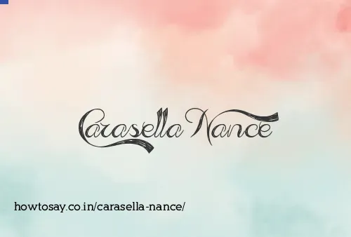 Carasella Nance