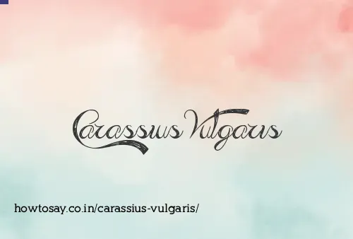 Carassius Vulgaris