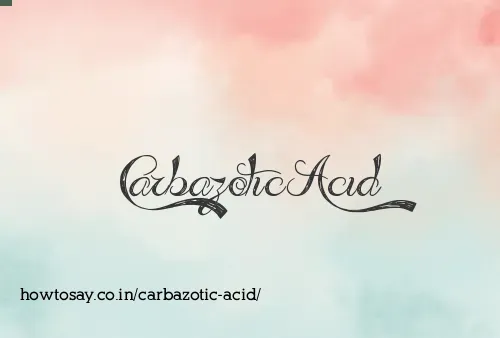 Carbazotic Acid