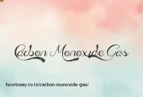 Carbon Monoxide Gas