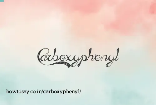 Carboxyphenyl