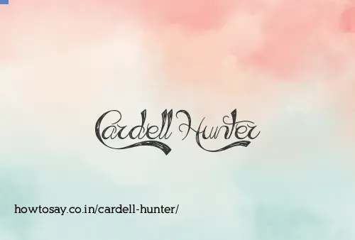 Cardell Hunter