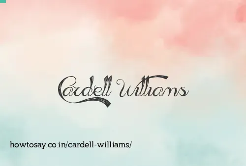 Cardell Williams