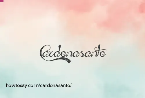 Cardonasanto