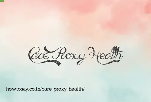 Care Proxy Health