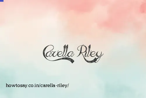Carella Riley