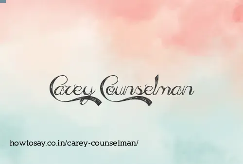 Carey Counselman