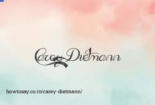 Carey Dietmann