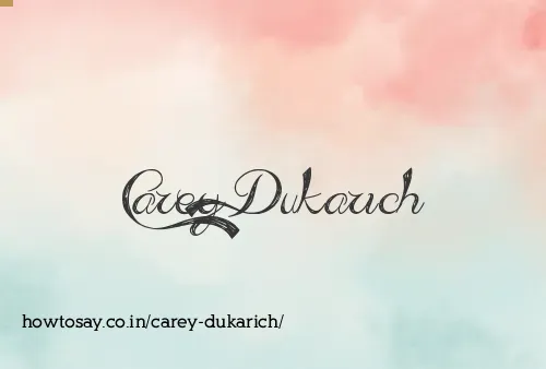 Carey Dukarich