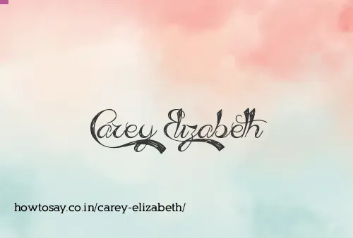 Carey Elizabeth