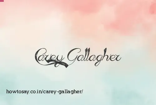 Carey Gallagher