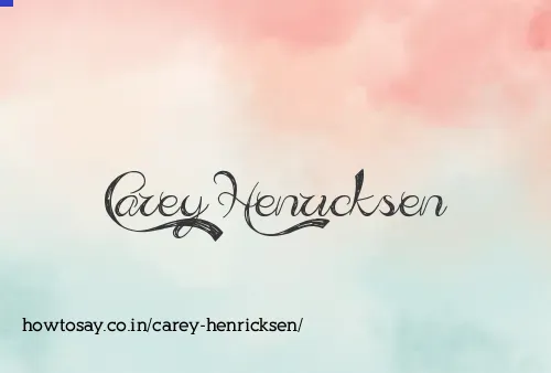 Carey Henricksen