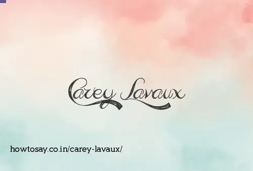 Carey Lavaux