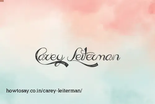 Carey Leiterman