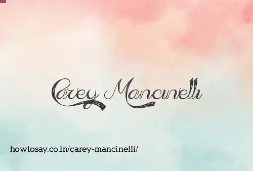 Carey Mancinelli